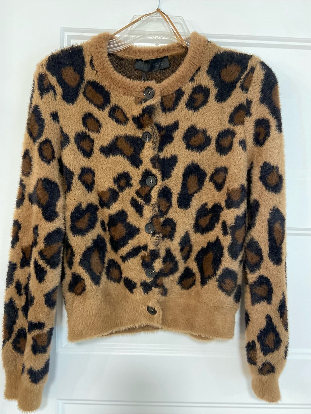 ZARA Leopard Cardigan, NWT - Picture 4 of 16